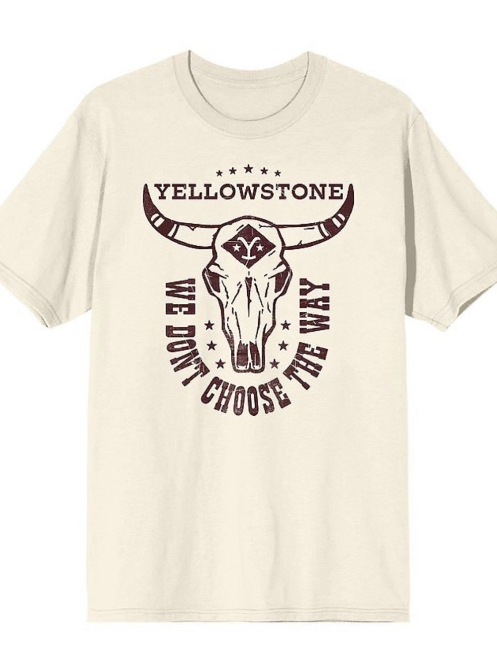Yellowstone “We Dont Choose The Way” Cotton Tee Men's T-Shirt Size M